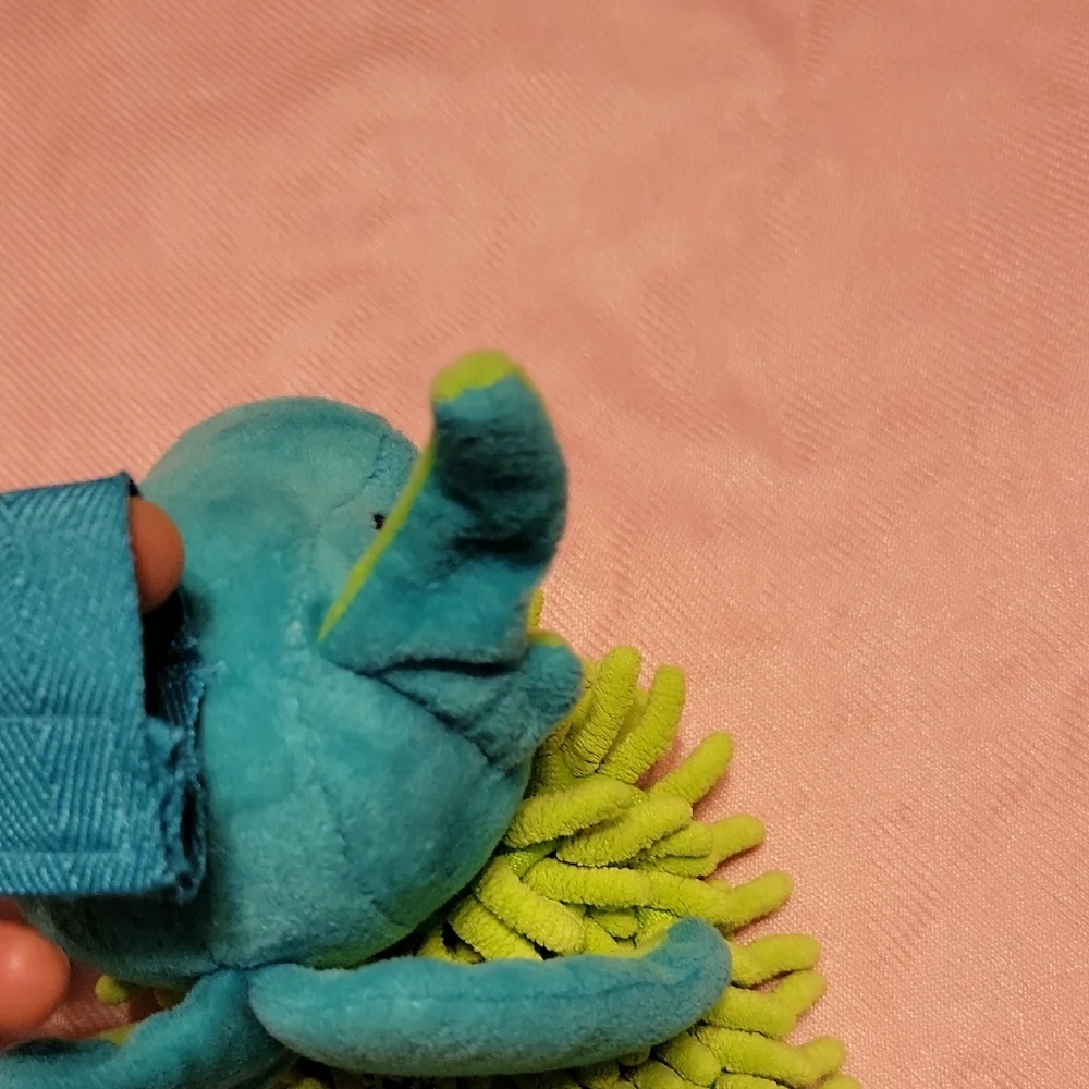 Norwex Plush Chenille Stick Toys in Lime Green & Teal